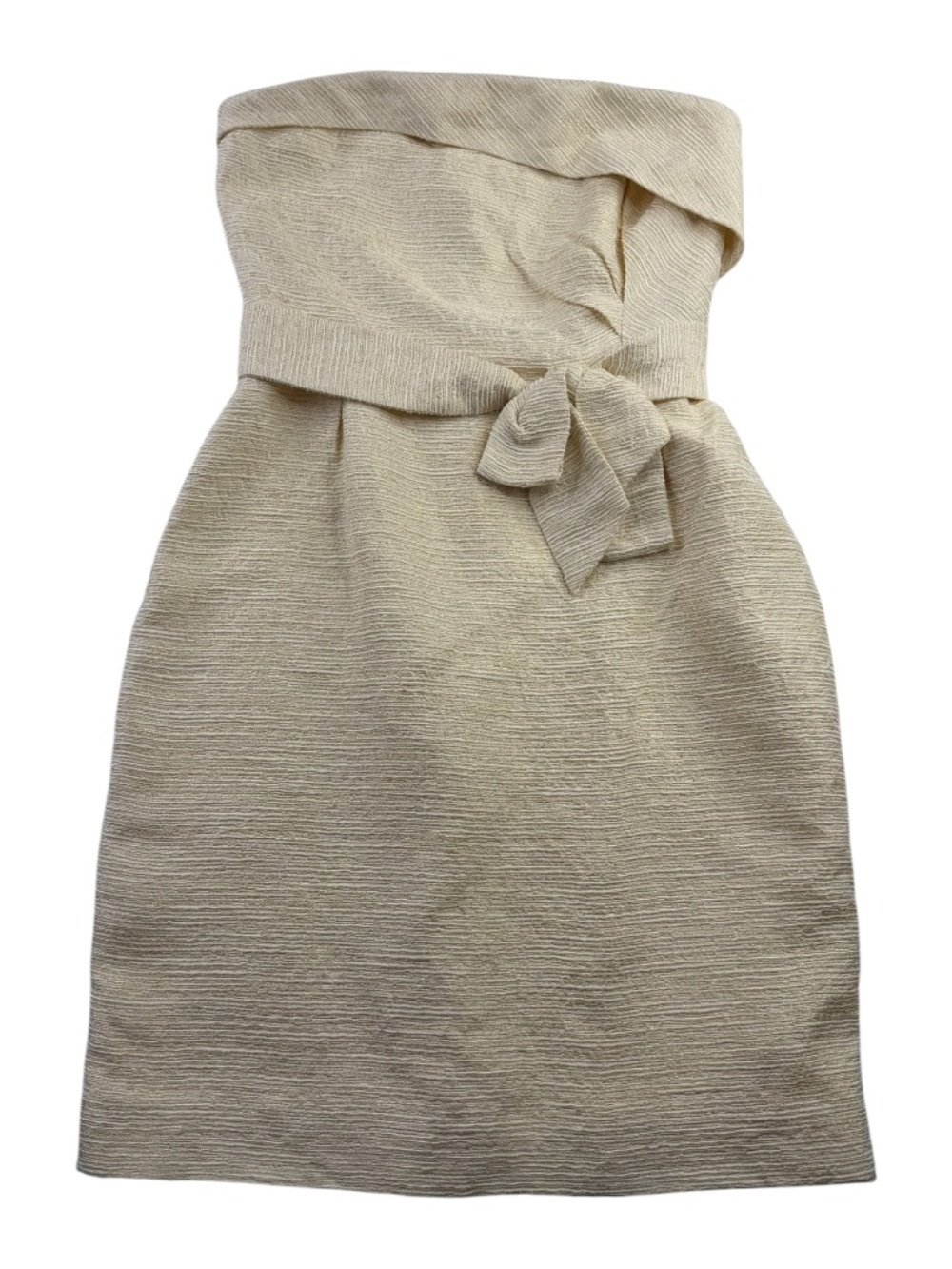 Kate Spade New York Wedding Belles Kaye Bow Tie Waist Strapless Mini Dress